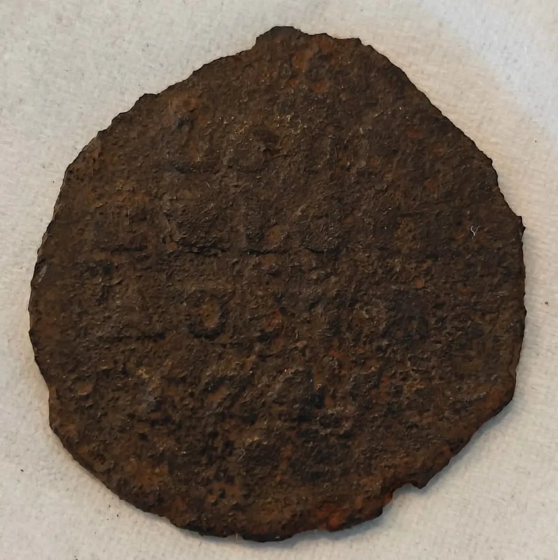Liard of Maria Theresa, 1745, side 2 of 2