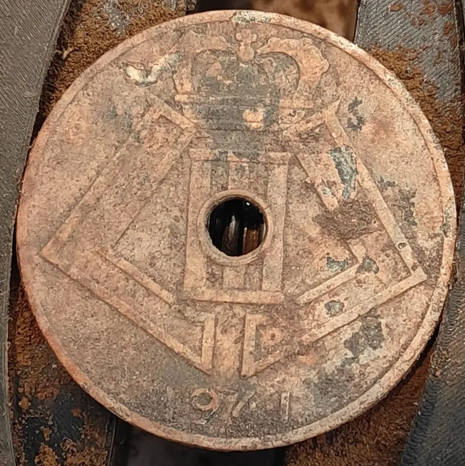 10 cent van Leopold III, 1941, zijde 2 van 2