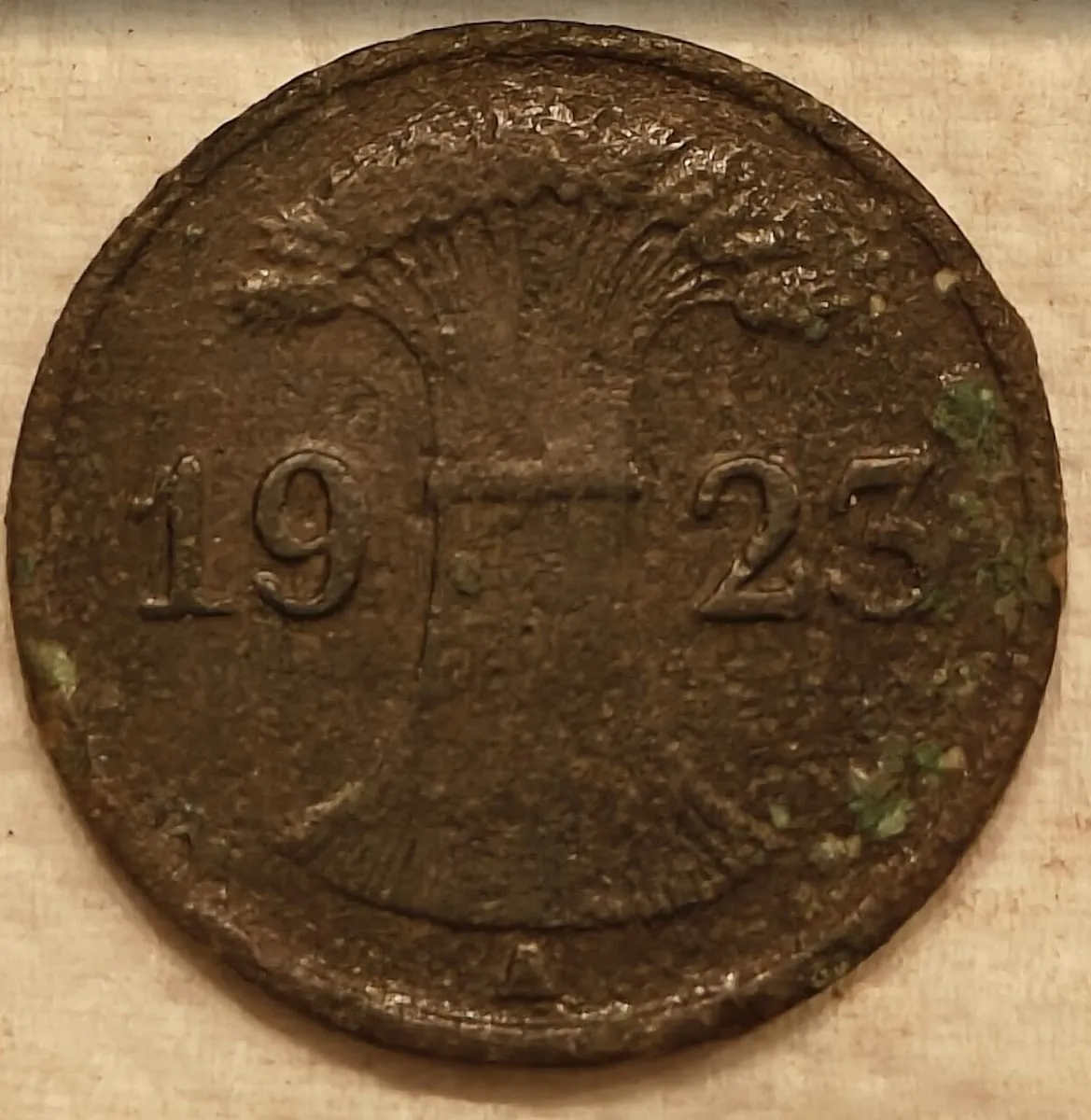 1 Rentenpfennig, 1923, side 2 of 2