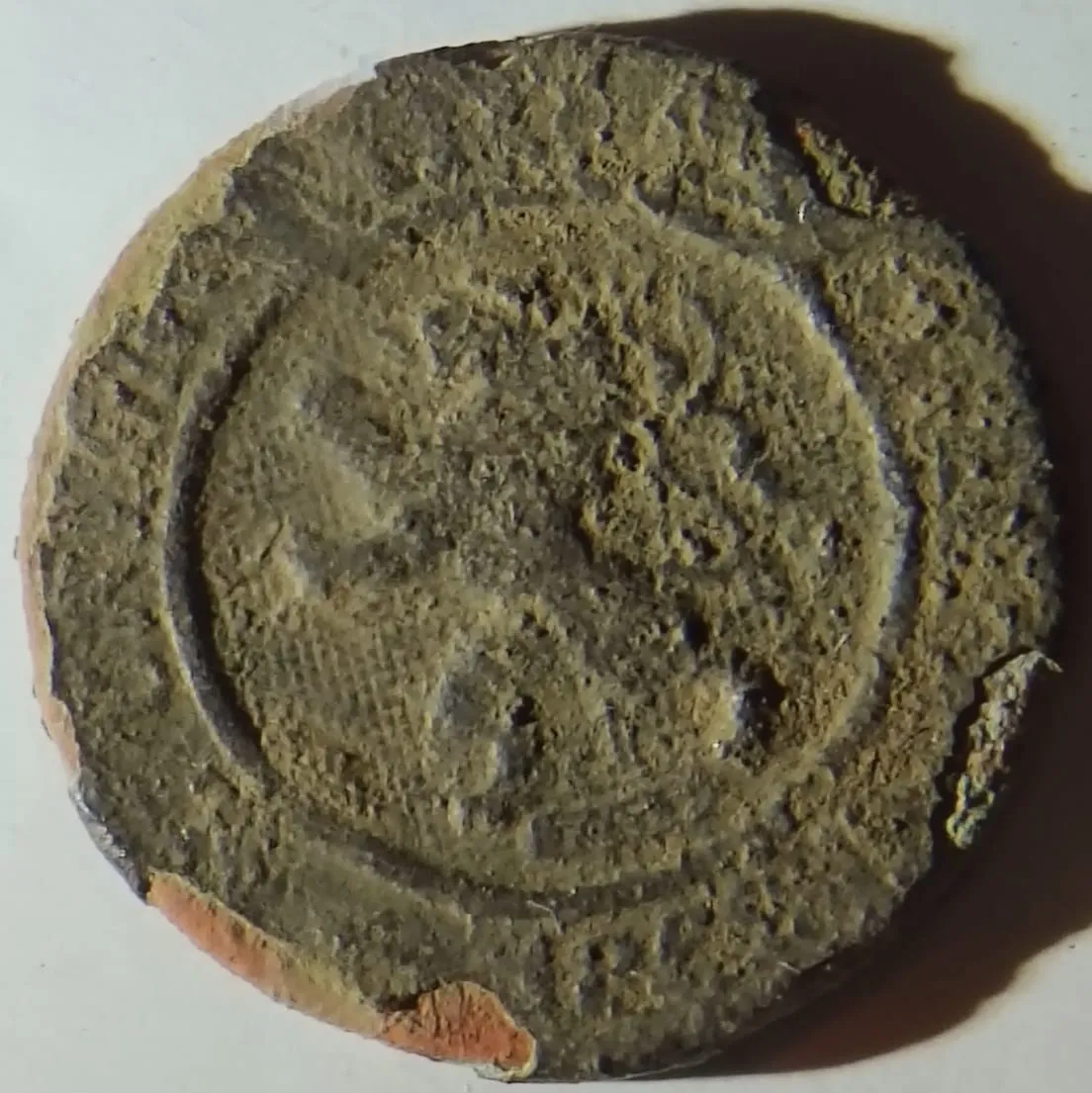 10 cent van Leopold I, 1861 / 1864, zijde 2 van 2