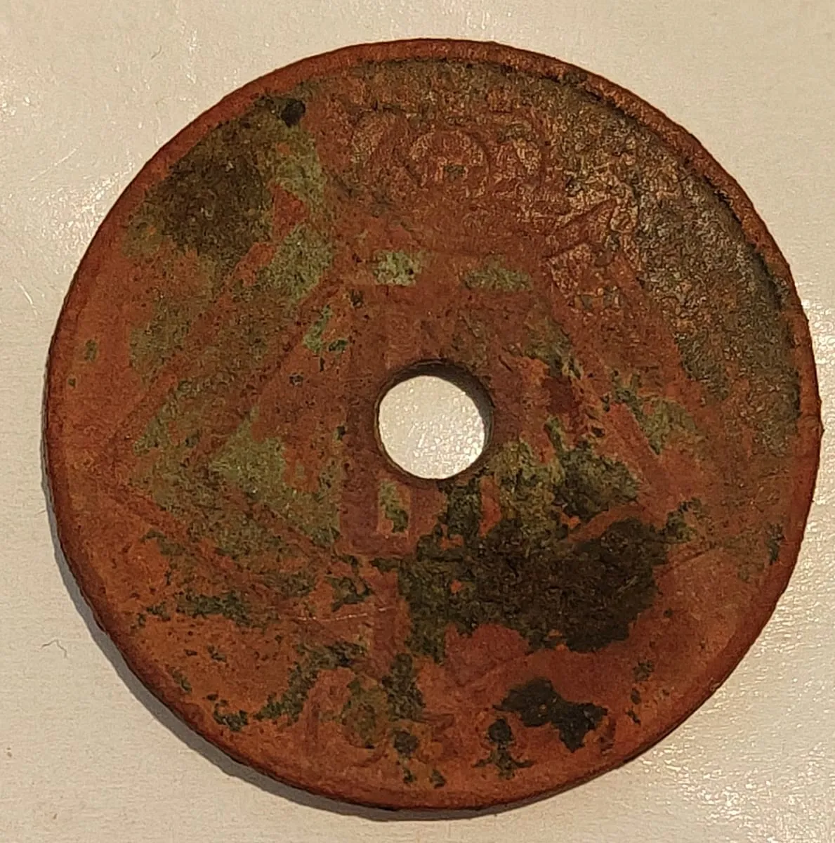 25 cent van Leopold III, 1939, zijde 2 van 2