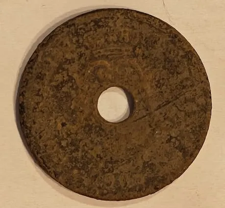 10 cent van Leopold II, 1902, zijde 2 van 2