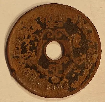 10 cent van Leopold II, 1902, zijde 2 van 2