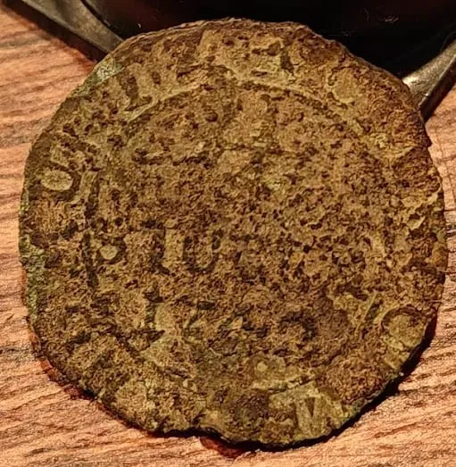 1/4 Stüber van Clemens August, 1742, zijde 2 van 2