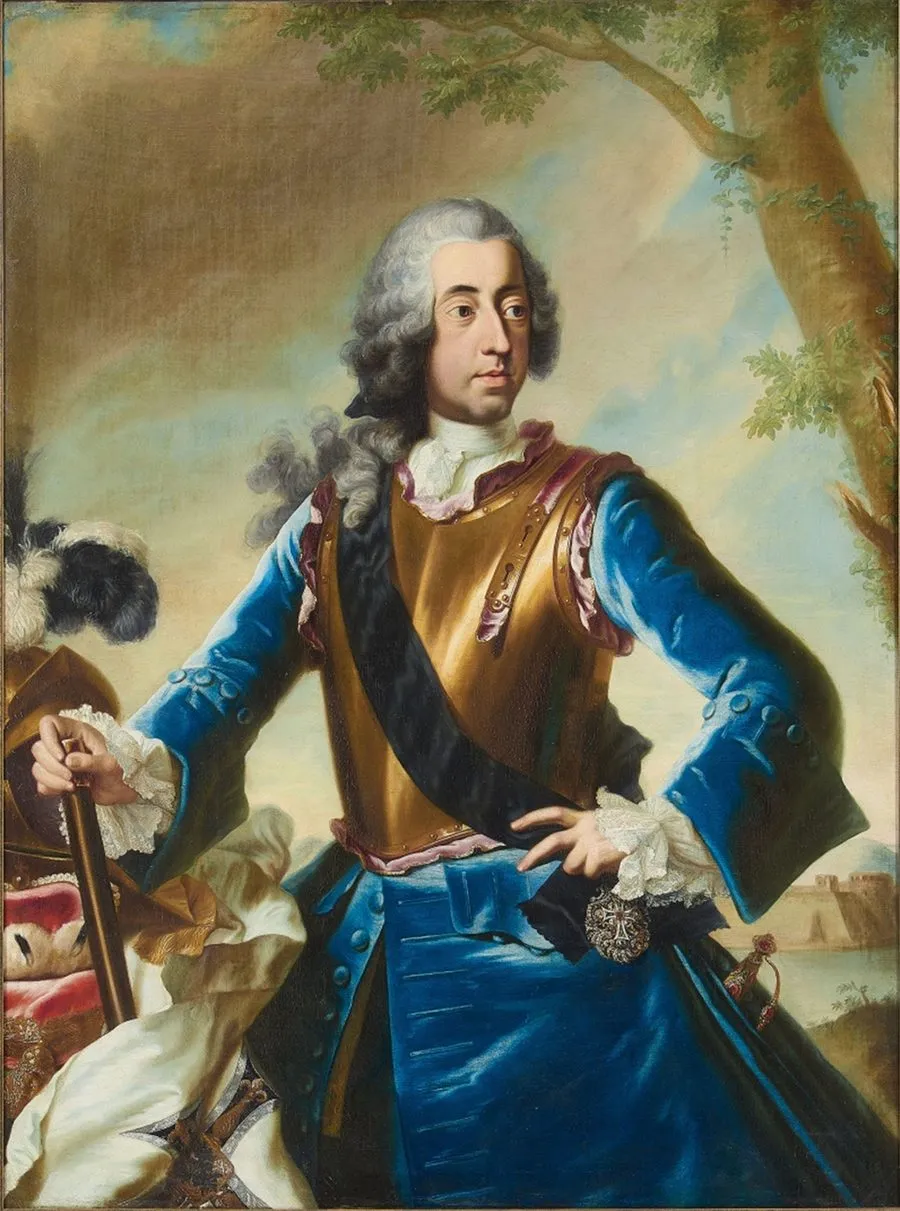 Portret van Clemens August